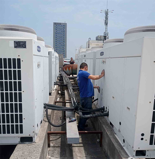 永寿中央空调制热和不制冷系统维修方法